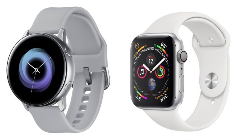 Galaxy Watch Active очень похожи на Apple Watch