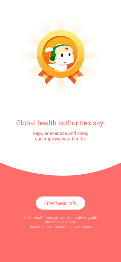 Первый запуск Xiaomi Health