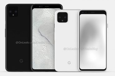 Google Pixel 4 на рендерах
