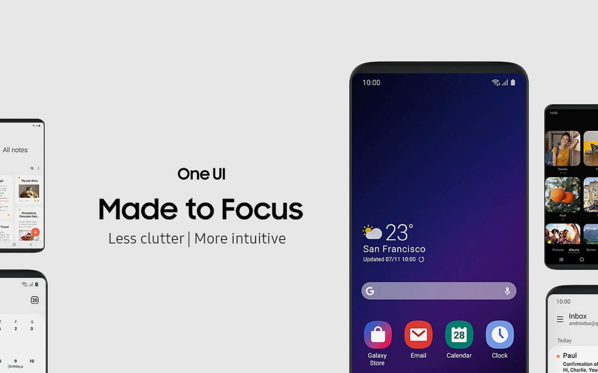 Версия андроид one ui. One UI 5.0 Samsung. Оболочка one UI. One UI 2.0.