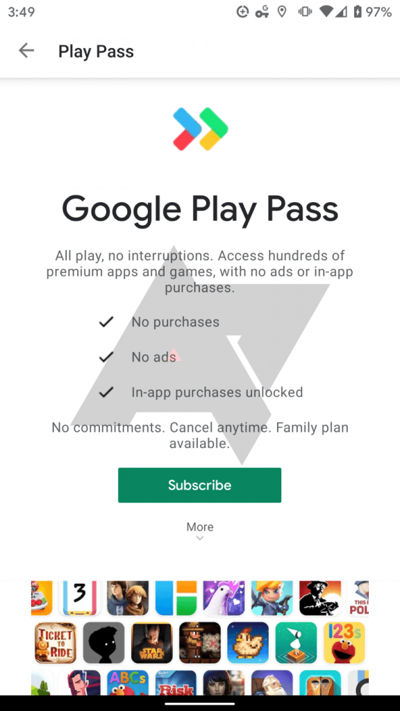 Google Play Pass скриншот 1