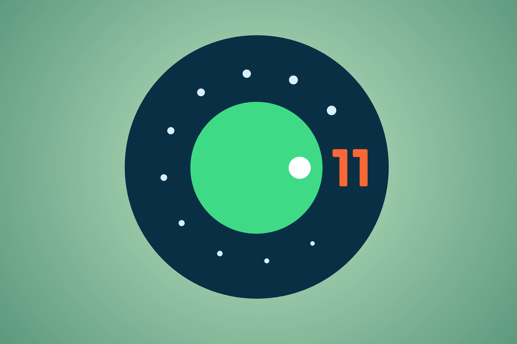логотип android 11