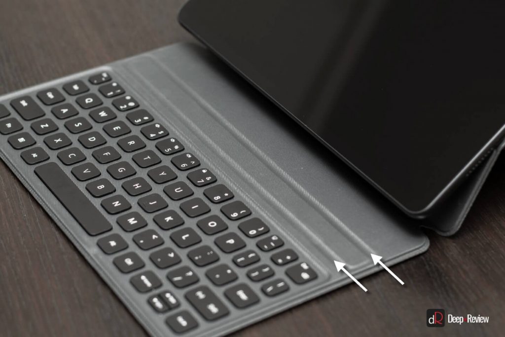 угол наклона планшета на клавиатуре smart magnetic keyboard